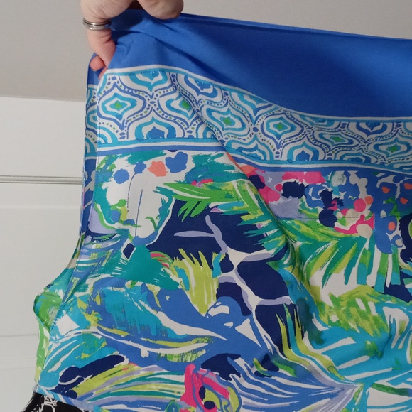 🦄VERY HTF Lilly Pulitzer🦄 - Atlin Silk Caftan - Picture 10 of 15